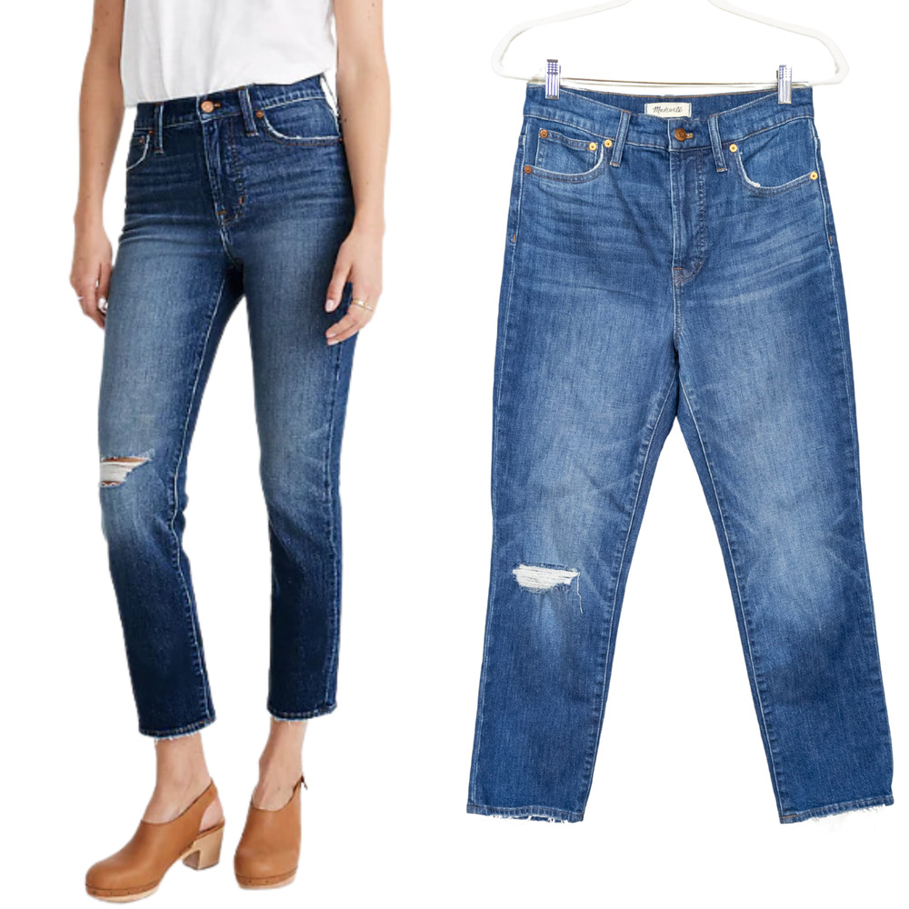 MADEWELL The Perfect Vintage Jean in Bellbrook Wash Comfort Stretch Women's 28